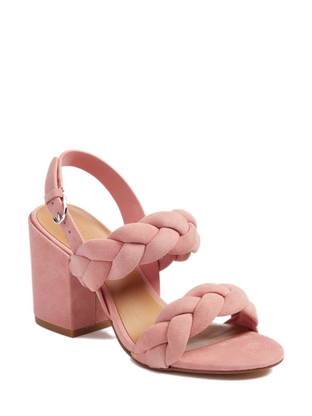 Rebecca Minkoff Dusty Rose Suede Block Heels